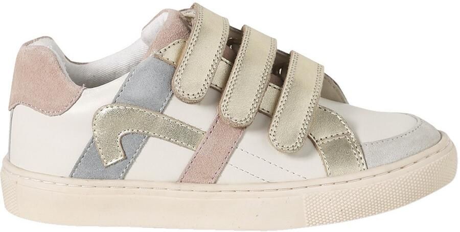 Vertbaudet Baskets met klittenband leer kind