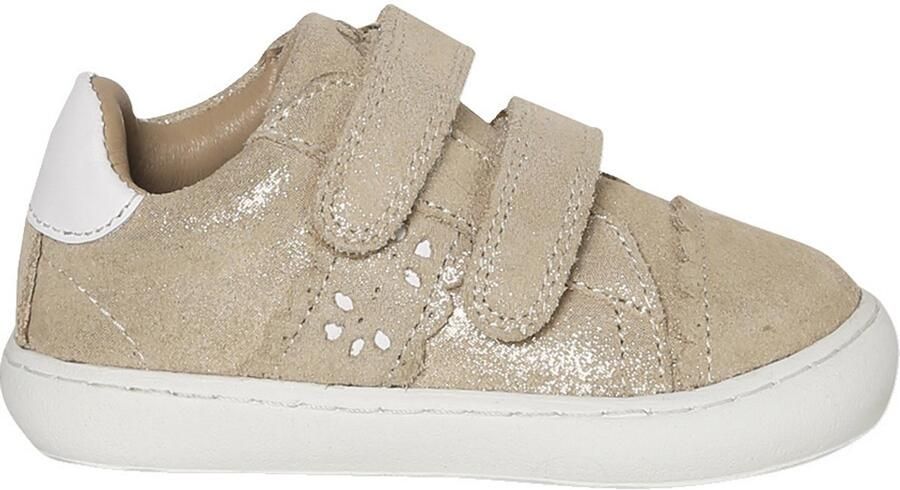 Vertbaudet Baskets met klittenband van leer baby