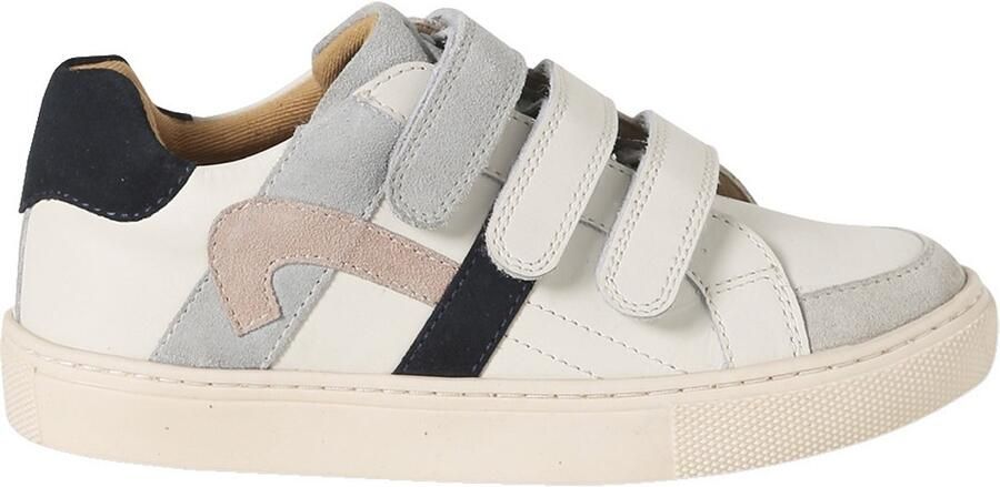 Vertbaudet Baskets met klittenband van leer voor kinderen