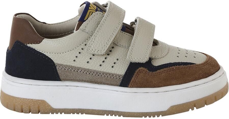 Vertbaudet Baskets met klittenband van leer voor kinderen kleuterschoolcollectie