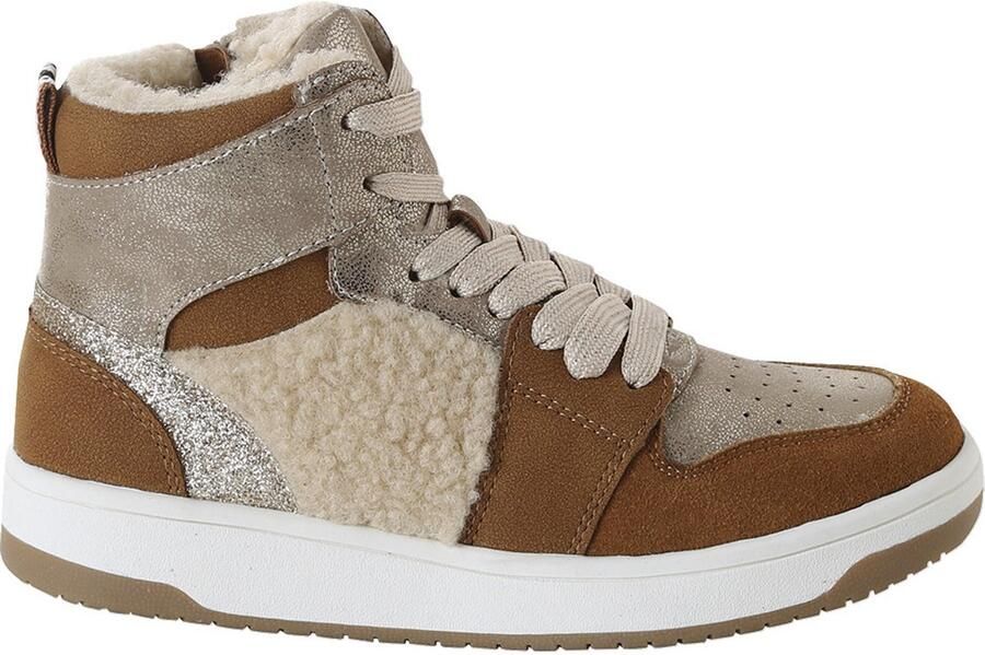 Vertbaudet Baskets voor meisjes synthetisch gevoerd met veters en rits