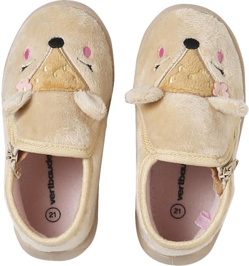 Vertbaudet Canvas sloffen met rits voor baby's