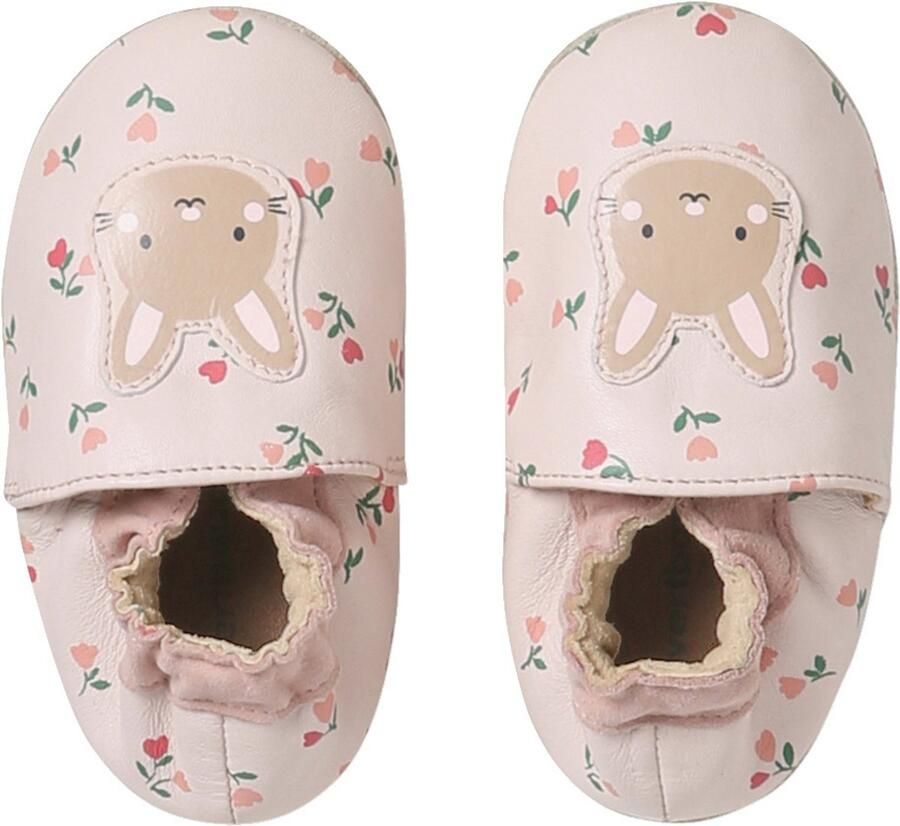 Vertbaudet Elastische leren babyschoentjes in soepel leer