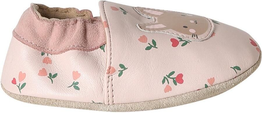 Vertbaudet Elastische leren babyschoentjes in soepel leer