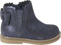 VERTBAUDET Elastische leren laarsjes voor meisjesbaby's marineblauw - Marineblauw