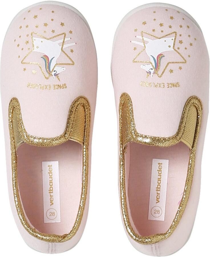 Vertbaudet Elastische sloffen voor kinderen van canvas