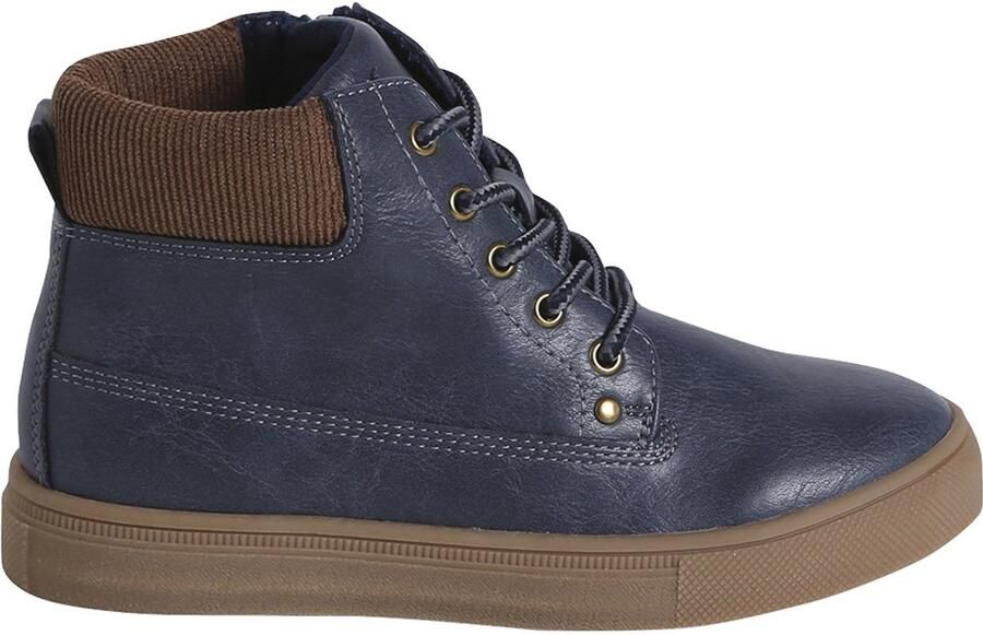 Vertbaudet Geveterde en geritste synthetische boots voor jongens