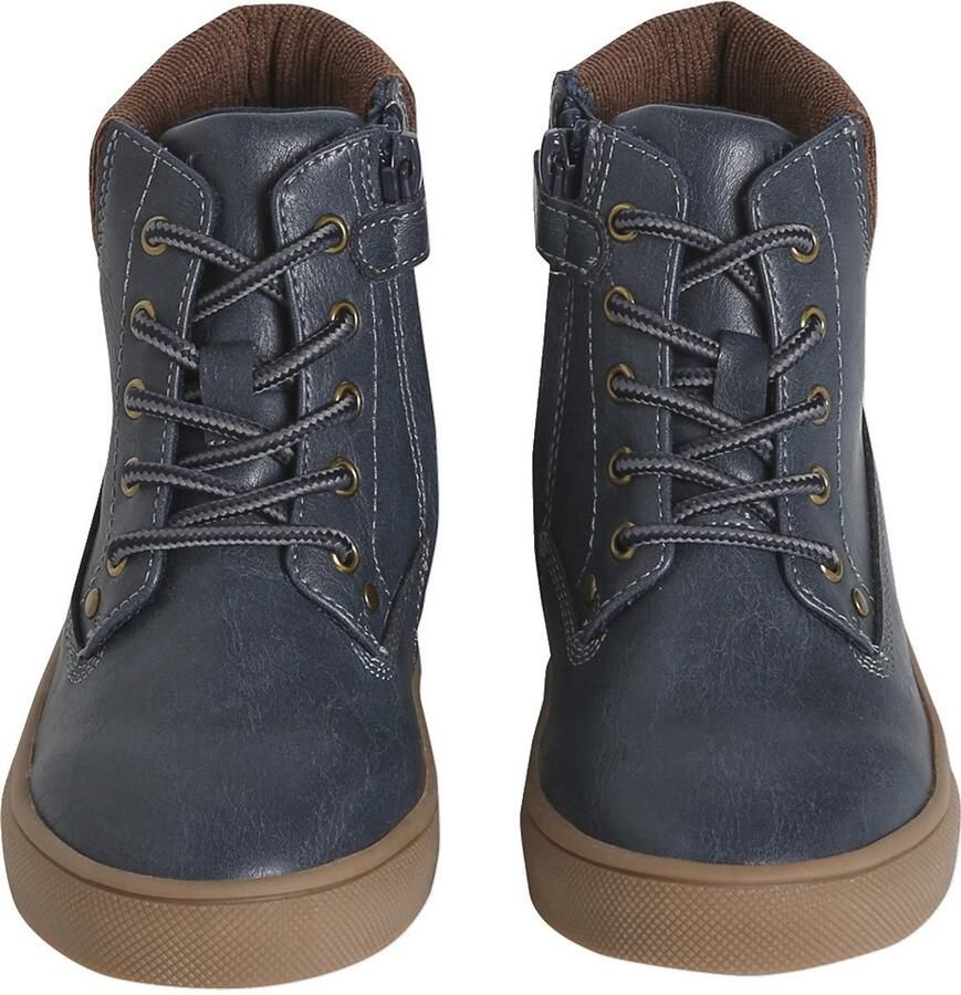 Vertbaudet Geveterde en geritste synthetische boots voor jongens