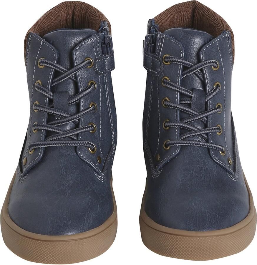 Vertbaudet Geveterde en geritste synthetische boots voor jongens