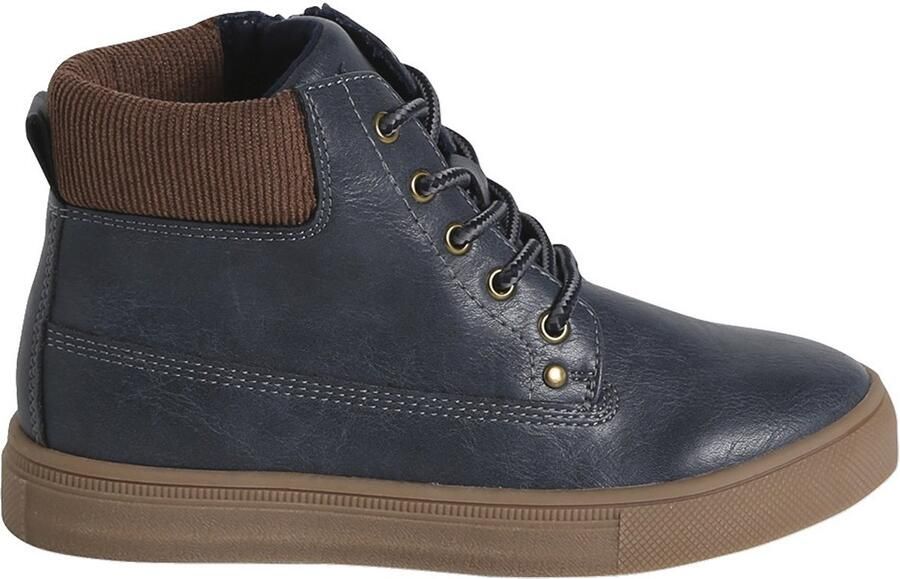 Vertbaudet Geveterde en geritste synthetische boots voor jongens