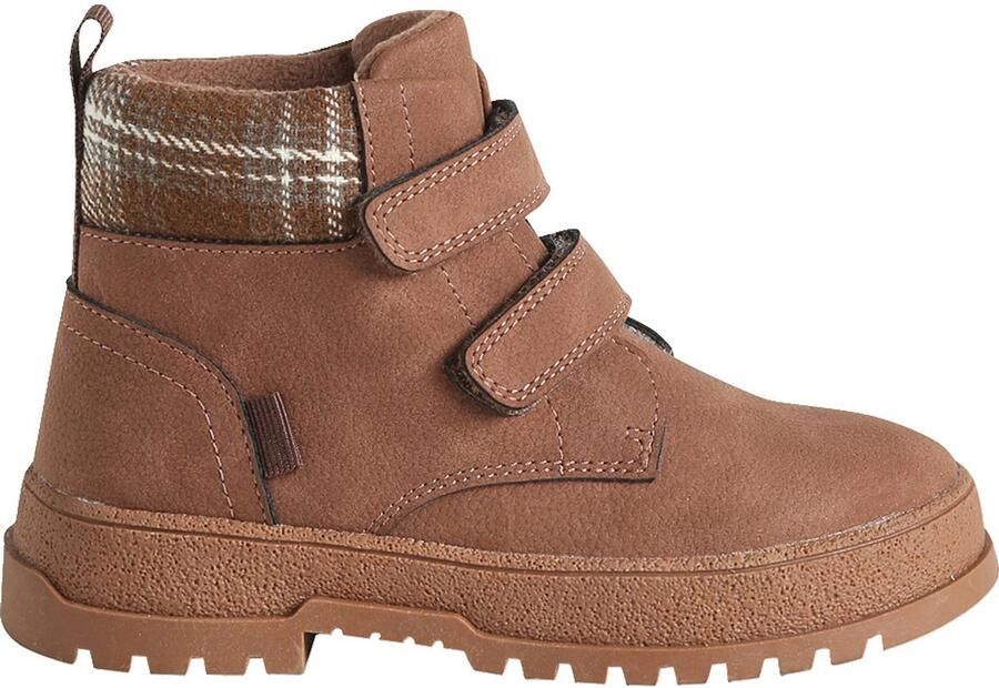 VERTBAUDET Jongensboots met klittenband bruin