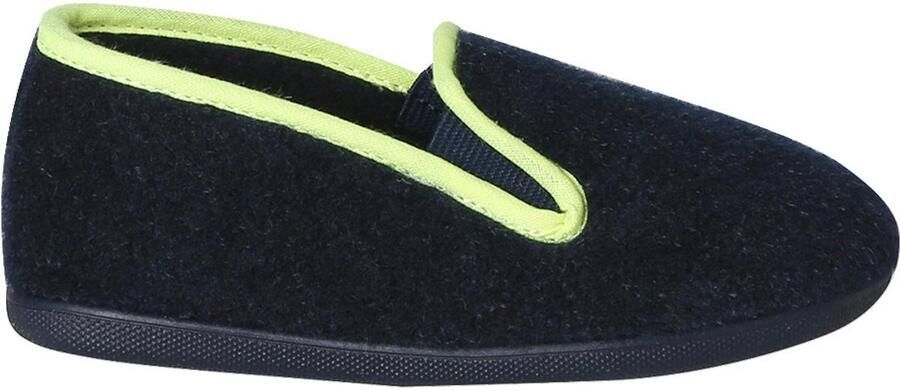 VERTBAUDET Kinderschoentjes van velours met elastiek blauw