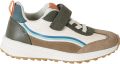 VERTBAUDET Kindersneakers met veters en klittenband kleutercollectie kaki - Kaki
