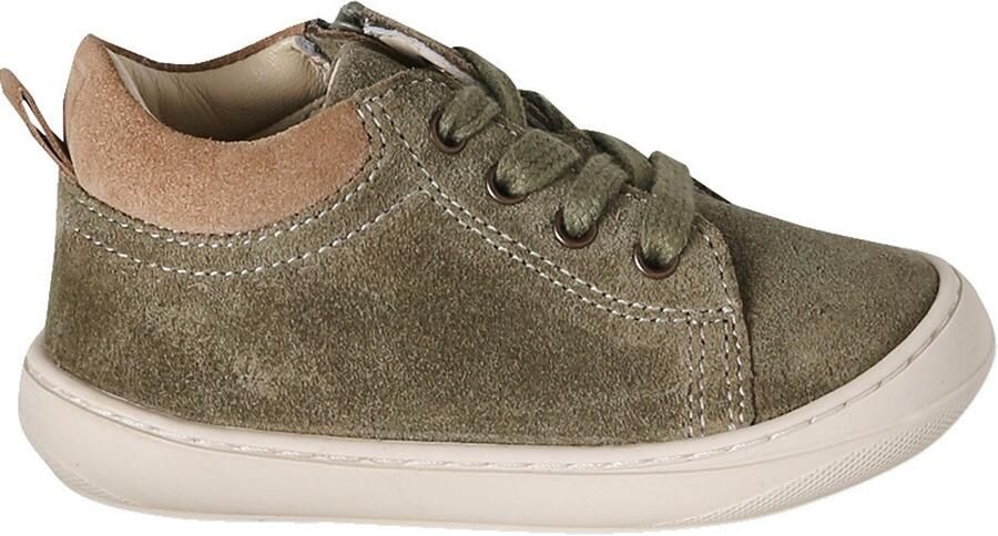 Vertbaudet Leren babylaarsjes met veters voor de eerste stapjes