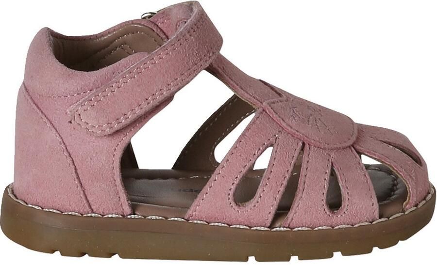 Vertbaudet Leren dichte babysandalen met klittenbandsluiting