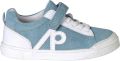 VERTBAUDET Leren kindersneakers met klittenband veel blauw - Lichtblauw