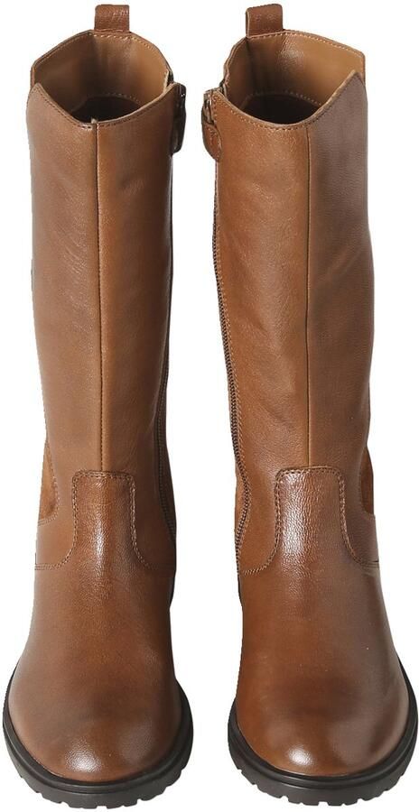 Vertbaudet Leren rijlaarzen met rits voor meisjes kleuterschoolcollectie