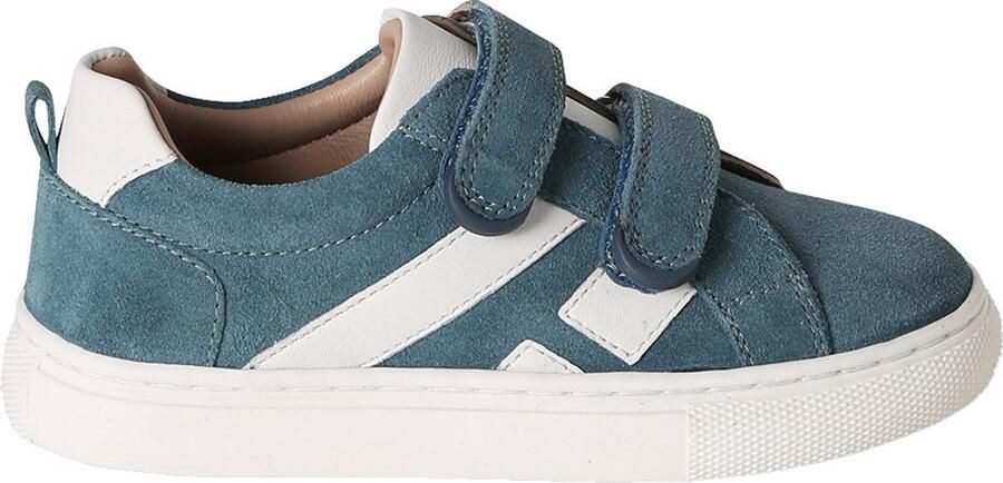 Vertbaudet Leren sneakers met klittenband voor jongens kleutercollectie