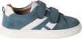 VERTBAUDET Leren sneakers met klittenband voor jongens kleutercollectie jeansblauw - Jeansblauw
