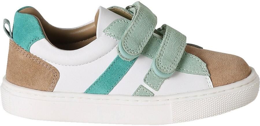 Vertbaudet Leren sneakers met klittenband voor jongens kleutercollectie