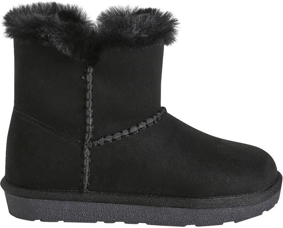 VERTBAUDET Meisjes sneeuwboots met rits zwart