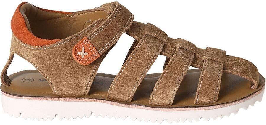 Vertbaudet Sandalen voor kinderen van leer met klittenband