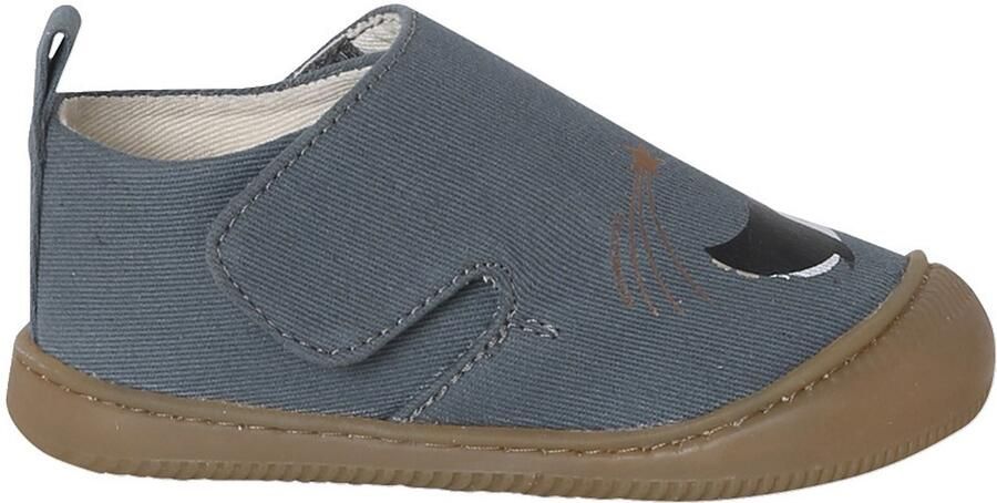 VERTBAUDET Sloffen met klittenband baby blauw bedrukt