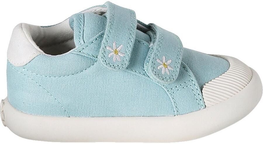 Vertbaudet Stoffen tennisschoenen met klittenband voor babymeisjes