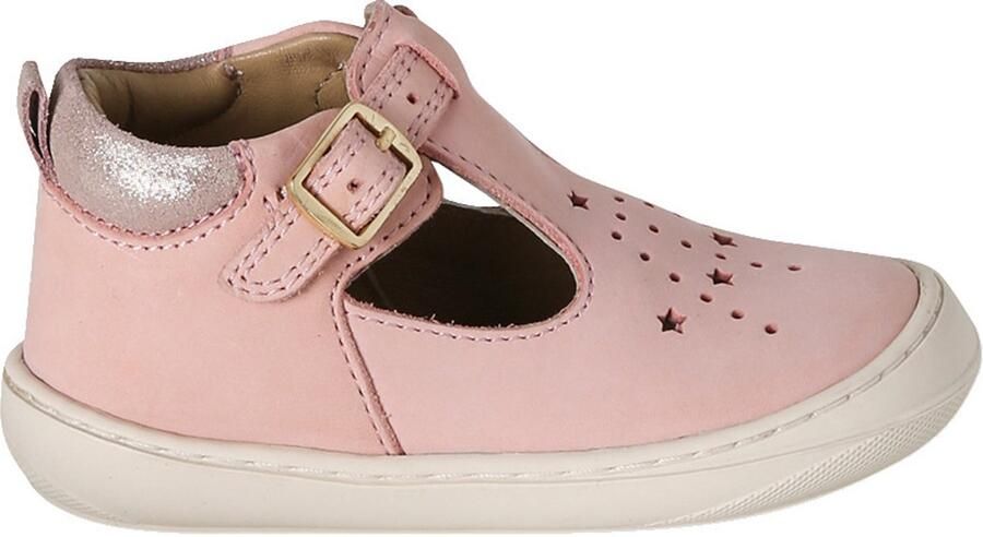 Vertbaudet Zacht lederen sandalen voor baby's die kruipen