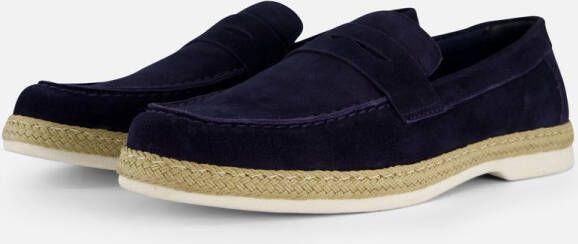 Vertice Instappers blauw Suede