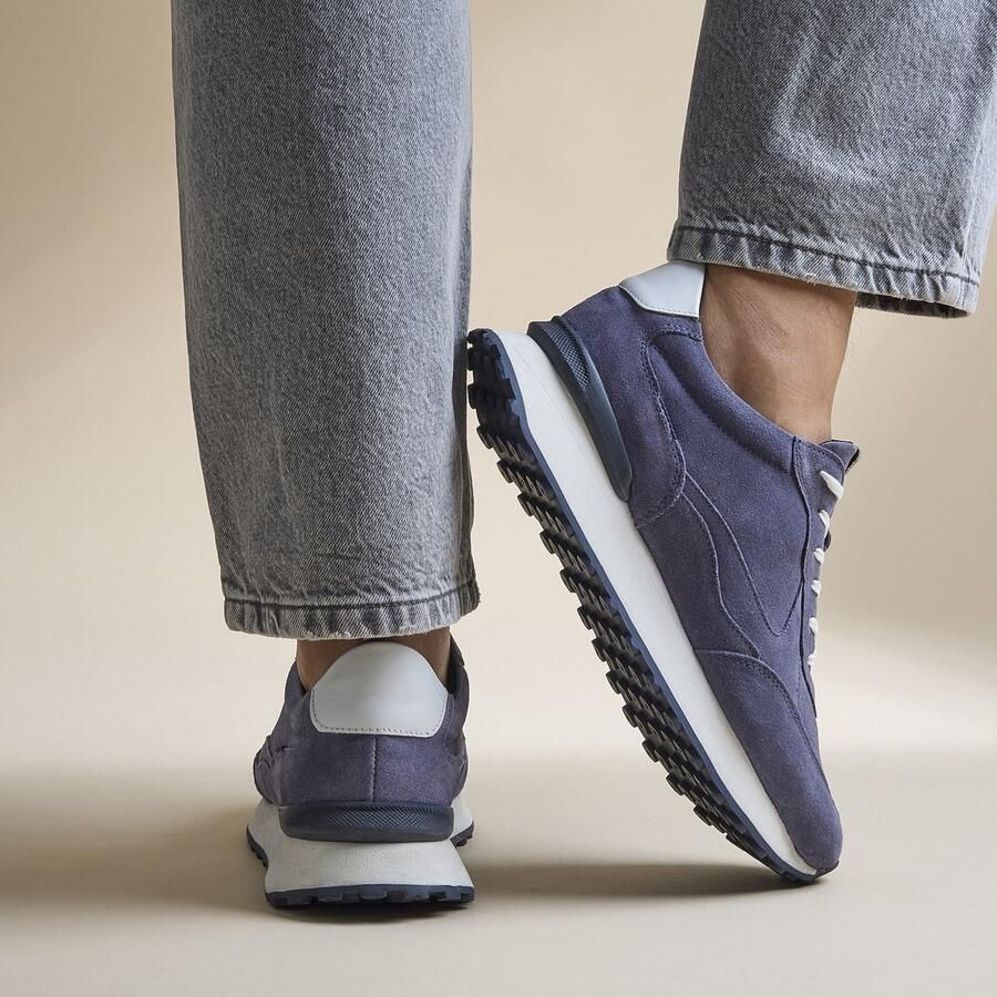 Vertice Sneakers blauw Suede