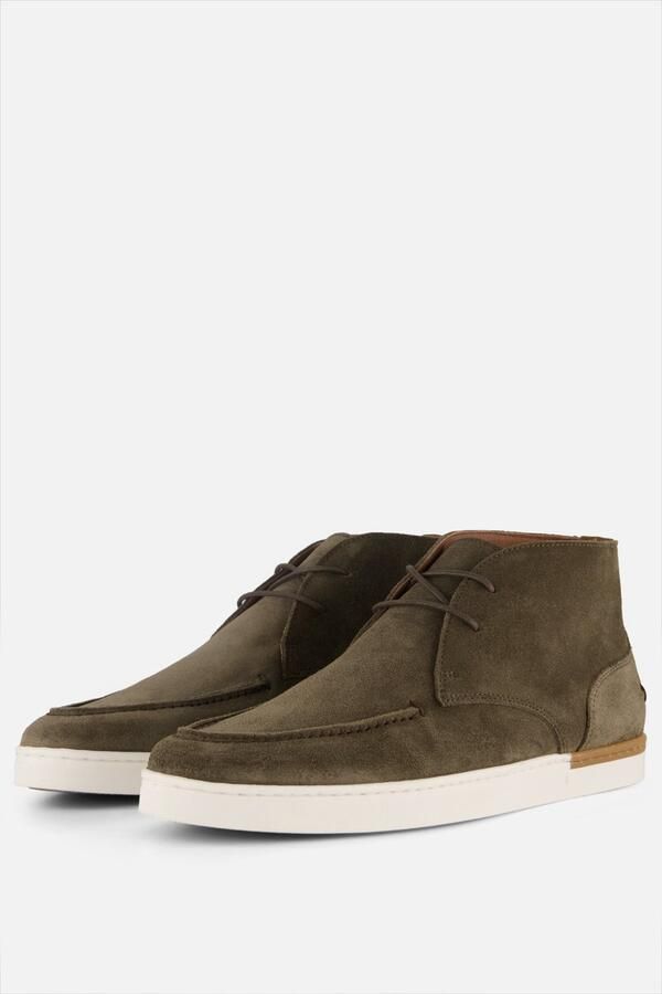 Vertice Veterschoenen groen Suede