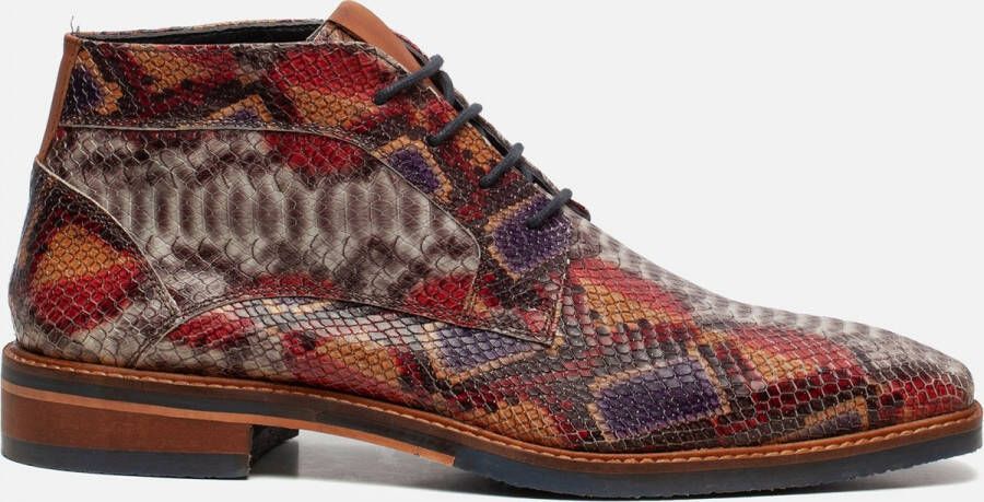 Vertice Veterschoenen slangenprint - Schoenen.nl