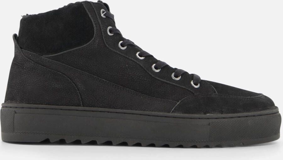 Vertice Veterschoenen zwart Nubuck