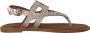 Verton S-10262 Sandalen Dames Goud - Thumbnail 2