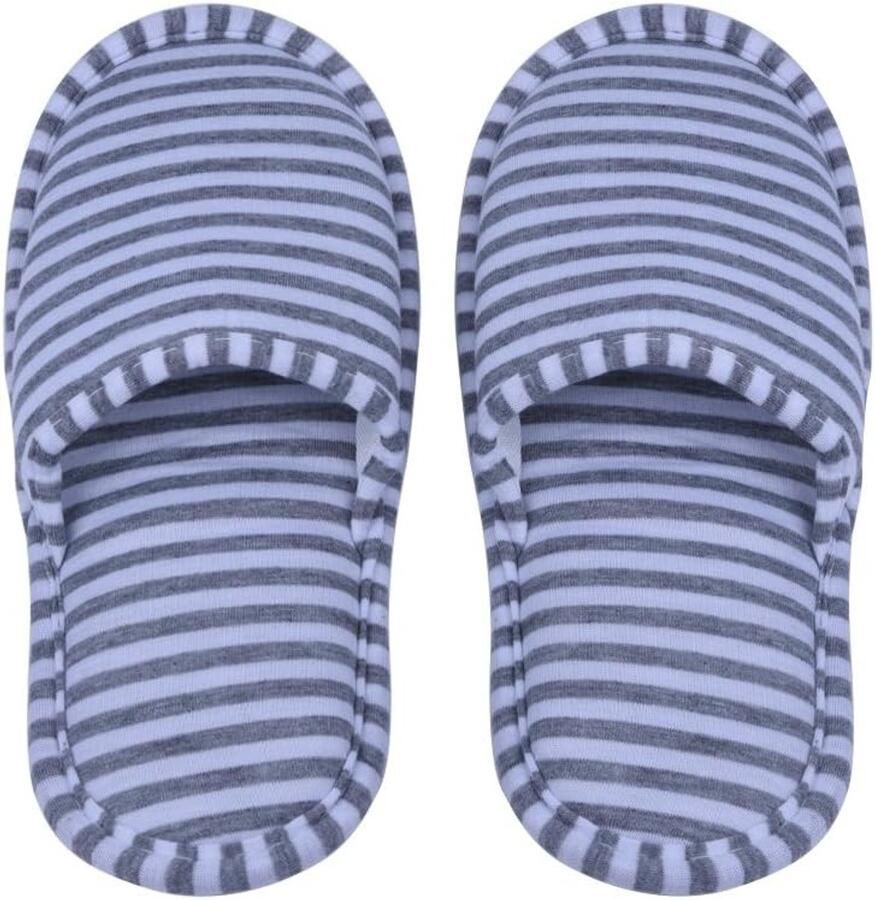 Dilwe Allecto Comfortabele Hotel Slippers Non-slip design Wit Geschikt voor en Katoen & EVA Met Opbergtas Indoor gebruik
