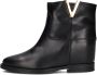 VIA ROMA 15 Enkellaarsjes Dames Santa Monica 2576 Maat: 40 Materiaal: Leer Kleur: Zwart - Thumbnail 4
