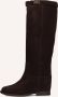 VIA ROMA 15 Hoge Laarzen Dames Santa Monica 3807 Maat: 38 Materiaal: Suède Kleur: Bruin - Thumbnail 2