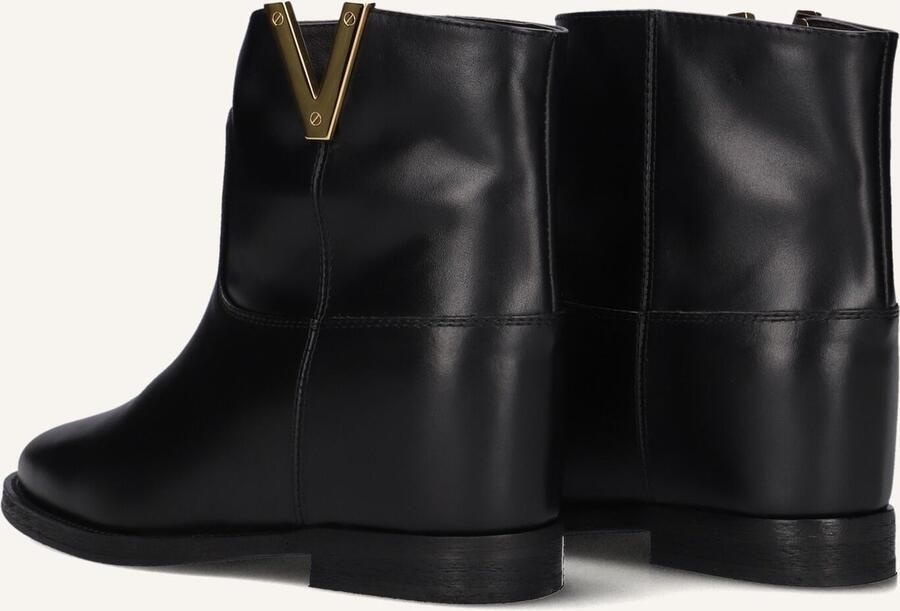 VIA ROMA 15 Enkellaarsjes Dames Santa Monica 2576 Maat: 38 5 Materiaal: Leer Kleur: Zwart - Foto 4