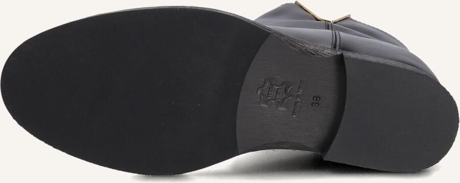 VIA ROMA 15 Enkellaarsjes Dames Santa Monica 2576 Maat: 39 Materiaal: Leer Kleur: Zwart - Foto 4