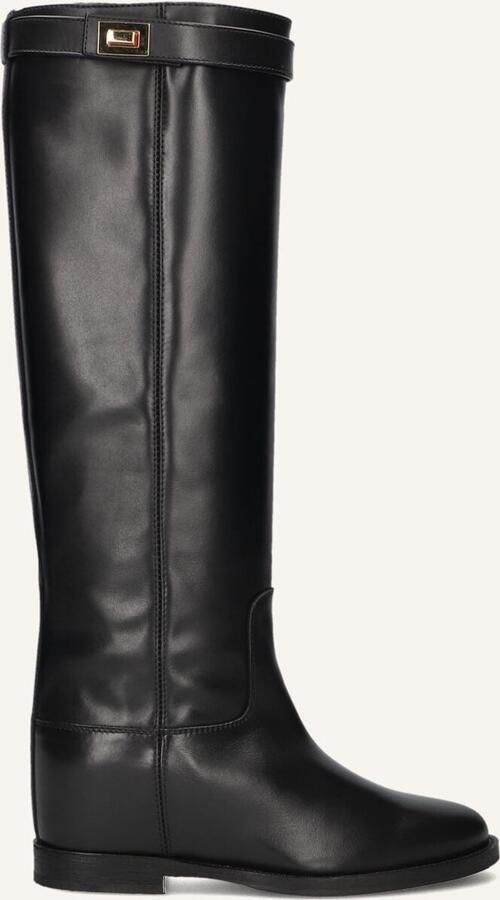 VIA ROMA 15 Hoge Laarzen Dames Santa Monica 3807 Maat: 38 Materiaal: Leer Kleur: Zwart - Foto 2