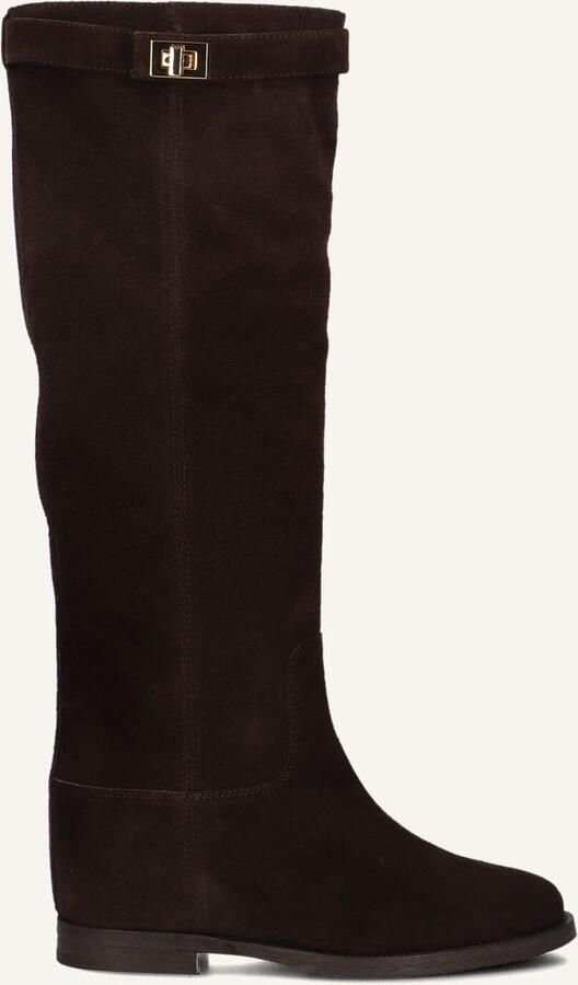 VIA ROMA 15 Hoge Laarzen Dames Santa Monica 3807 Maat: 38 Materiaal: Suède Kleur: Bruin - Foto 2