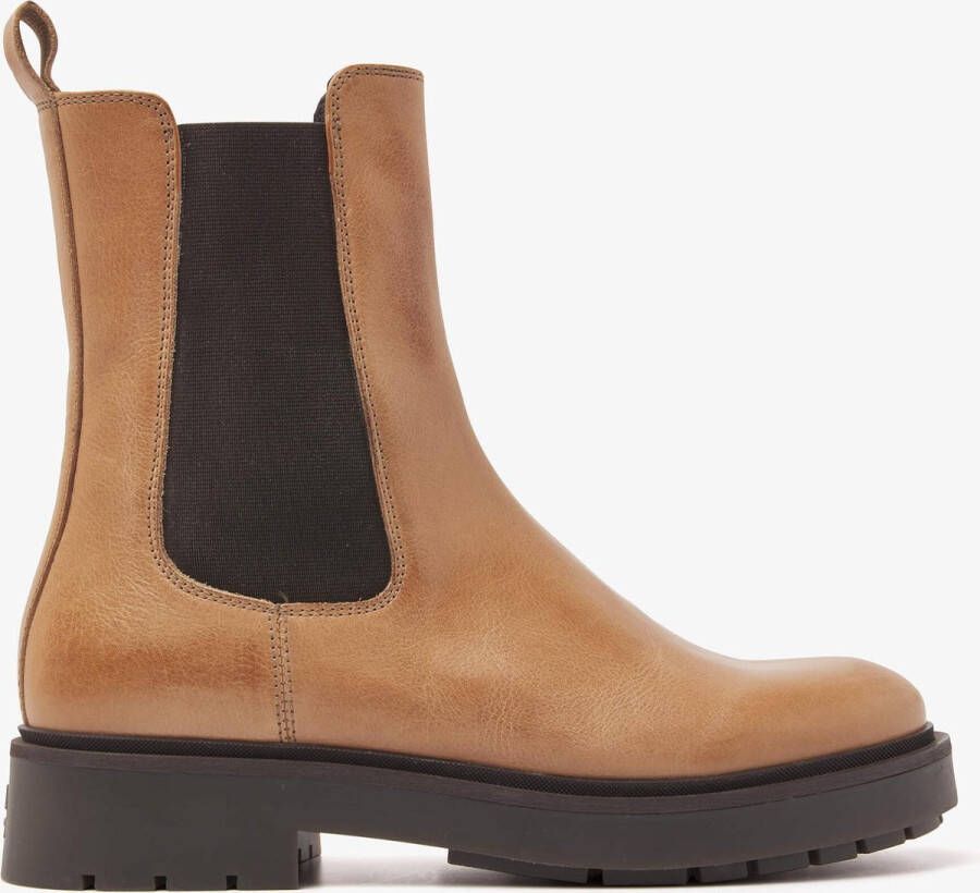 VIA VAI Alexis Zarah Chelsea boots dames Enkellaarsjes dames Cognac