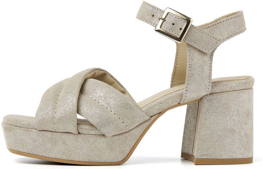 VIA VAI Sandalen Dames Cassia Gabriell Maat: 41 Materiaal: Leer Kleur: Goud - Foto 2