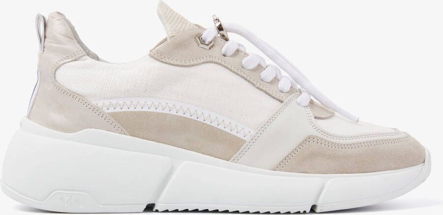 Via vai 58133 Celina Jess Canvas Combi Bianco Lage sneakers