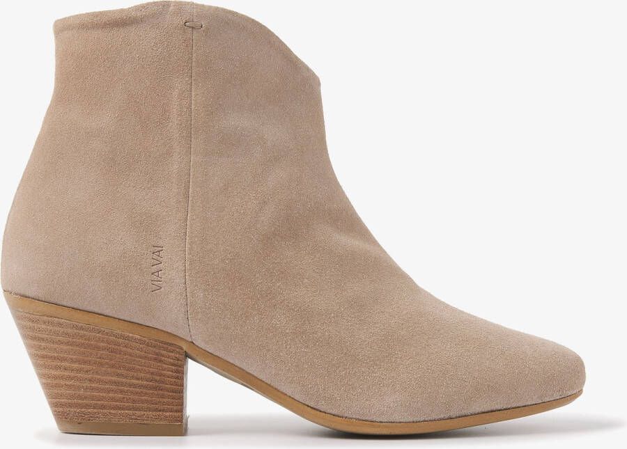 VIA VAI Claire Lott Enkellaarsjes dames Licht beige