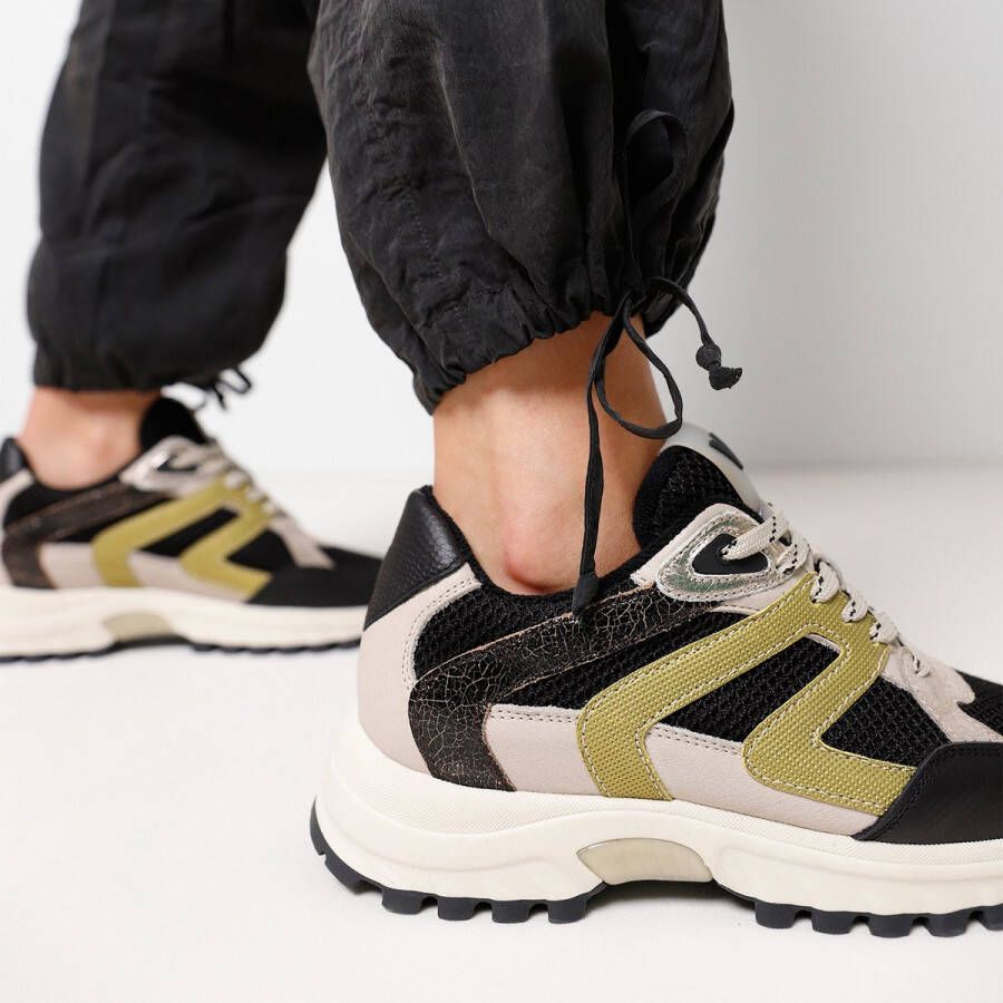Via vai 62060 Danae Bailee 03-900 Combi Black Lage sneakers