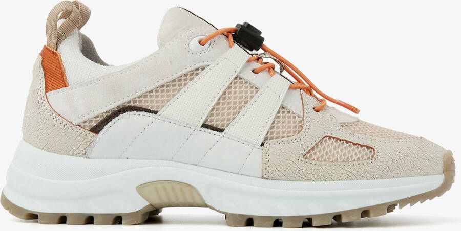 VIA VAI Lage Sneakers Dames Danae Colby Maat: 37 Materiaal: Leer Kleur: Oranje
