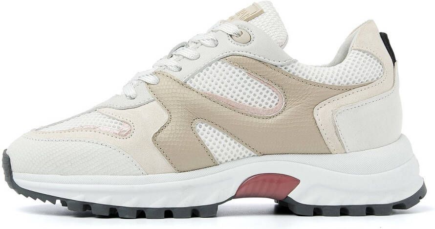 VIA VAI Lage Sneakers Dames Danae Noelle Maat: 40 Kleur: Zand
