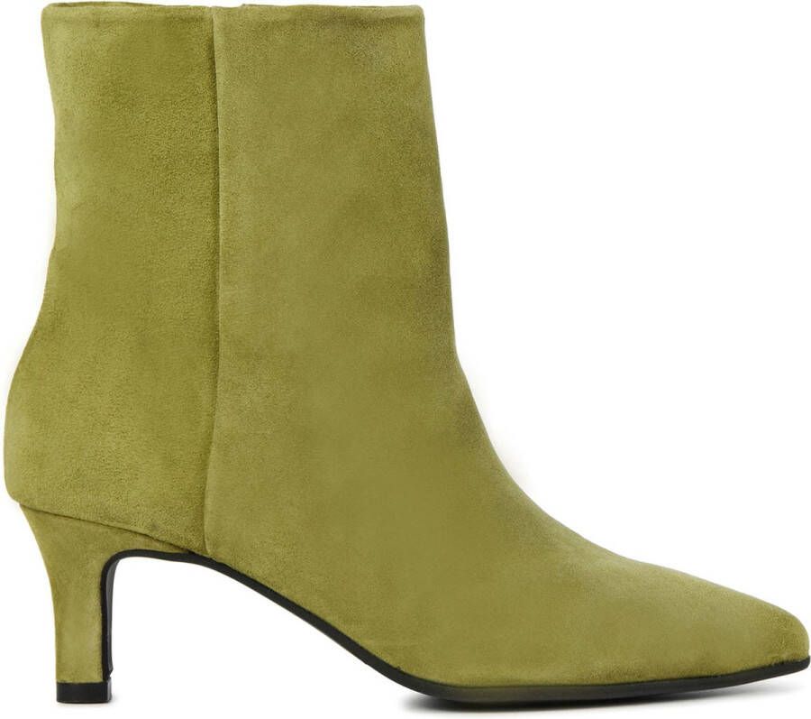 VIA VAI Enkellaarsjes Dames 61080 Noah Maat: 37 Materiaal: Suède Kleur: Groen